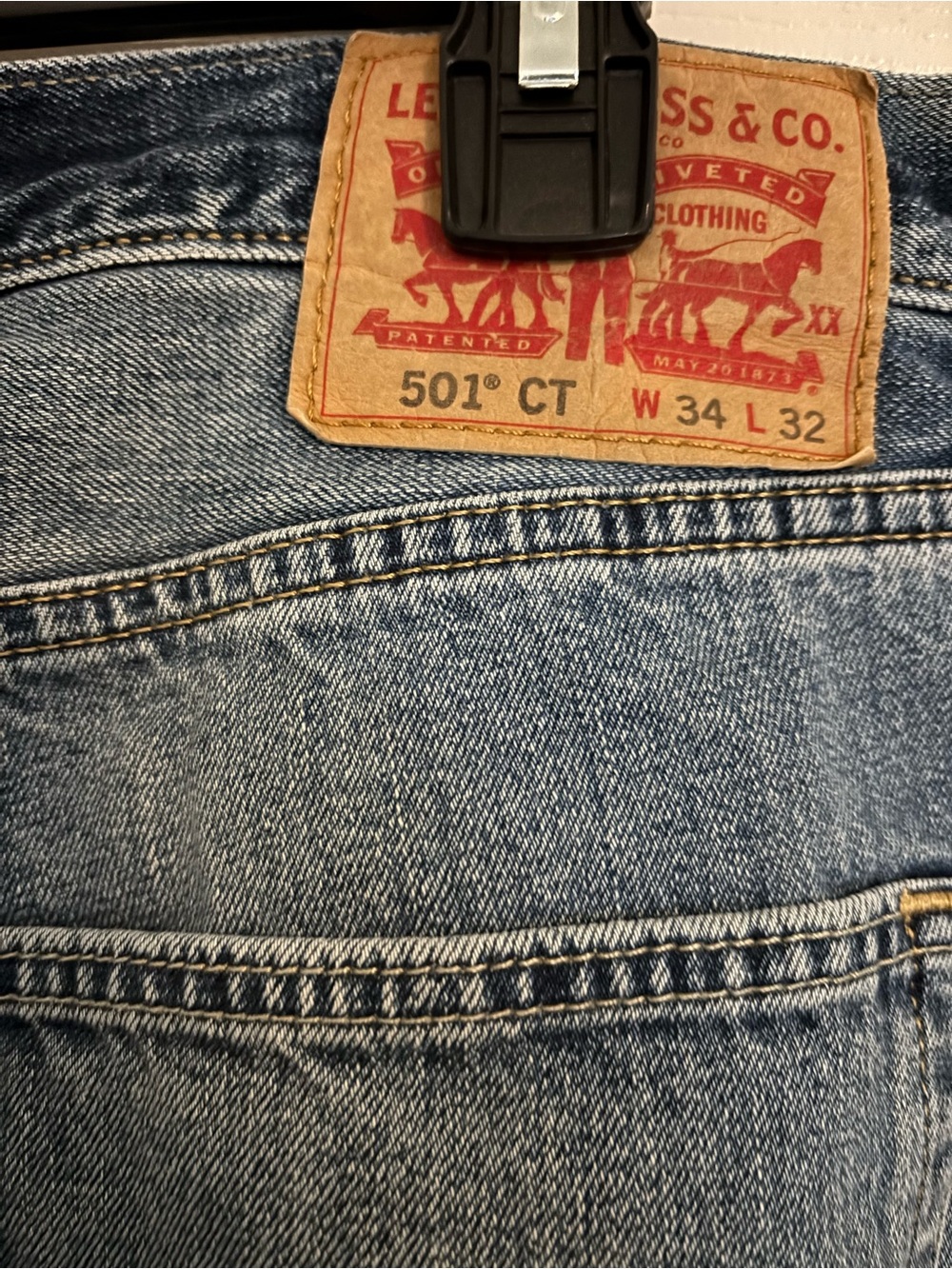 Levi's 501 CT Men's Jeans - Light Blue Denim